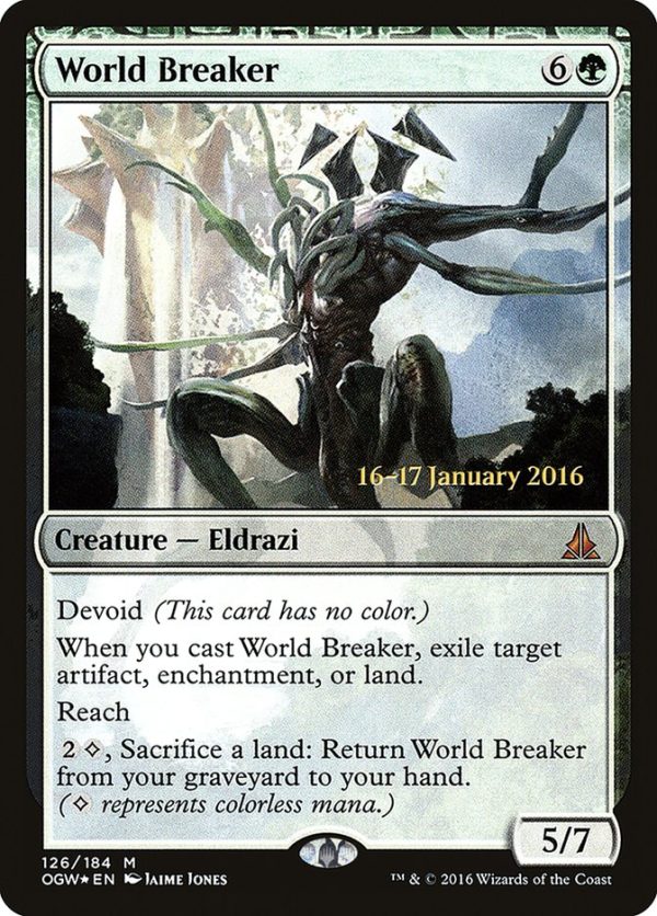 World Breaker [Oath of the Gatewatch Prerelease Promos] Hot on Sale