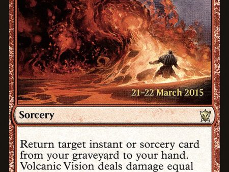 Volcanic Vision [Dragons of Tarkir Prerelease Promos] Sale