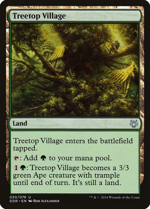 Treetop Village [Duel Decks: Nissa vs. Ob Nixilis] For Sale