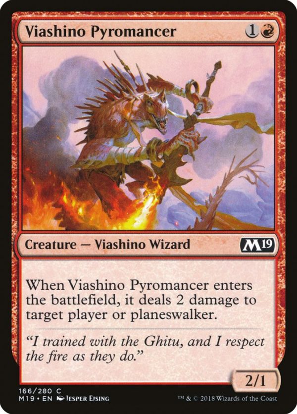 Viashino Pyromancer [Core Set 2019] Sale