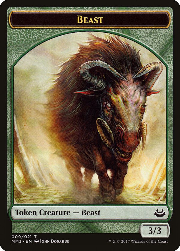 Beast Token (009 021) [Modern Masters 2017 Tokens] For Discount