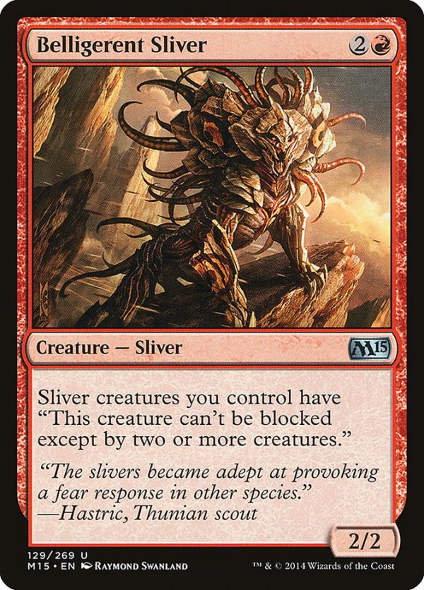 Belligerent Sliver [Magic 2015] Cheap