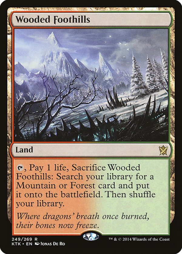 Wooded Foothills [Khans of Tarkir] Hot on Sale