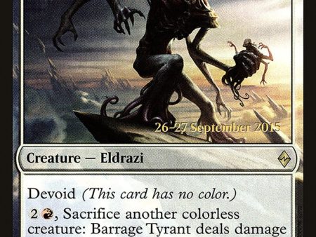 Barrage Tyrant [Battle for Zendikar Prerelease Promos] Cheap