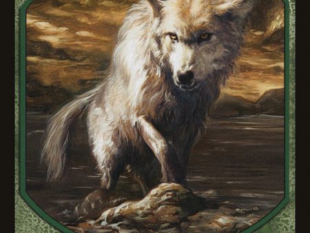 Wolf Token (12 12) [Innistrad Tokens] For Discount