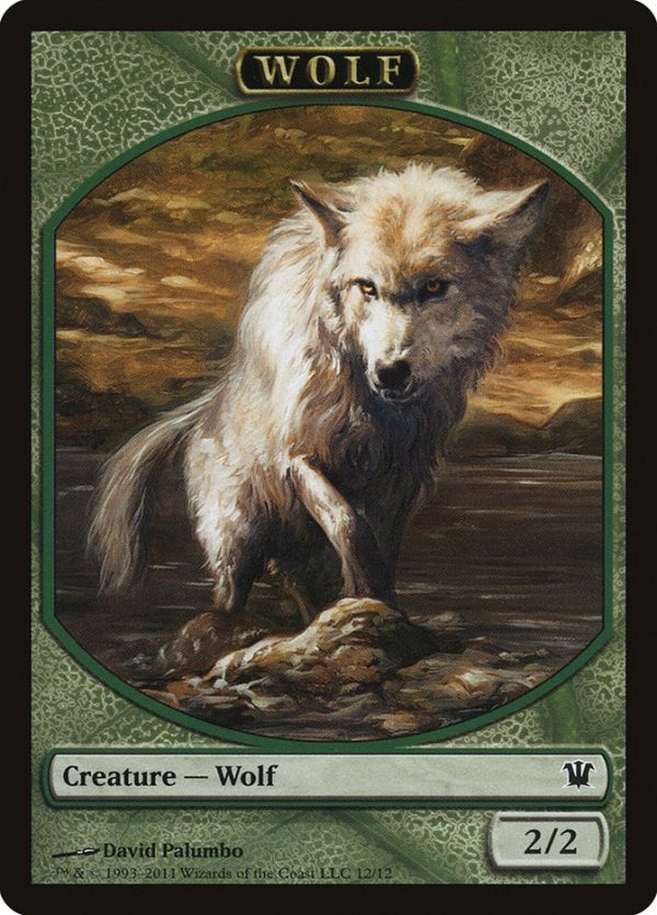 Wolf Token (12 12) [Innistrad Tokens] For Discount