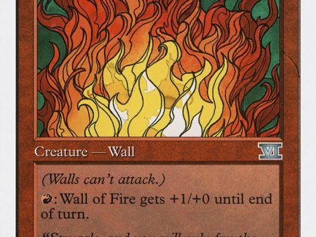 Wall of Fire [Classic Sixth Edition] Hot on Sale