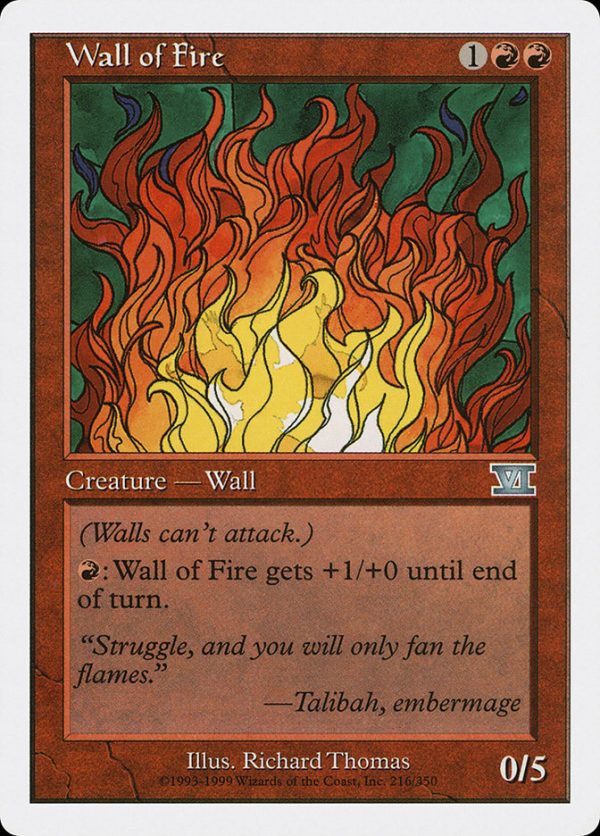 Wall of Fire [Classic Sixth Edition] Hot on Sale