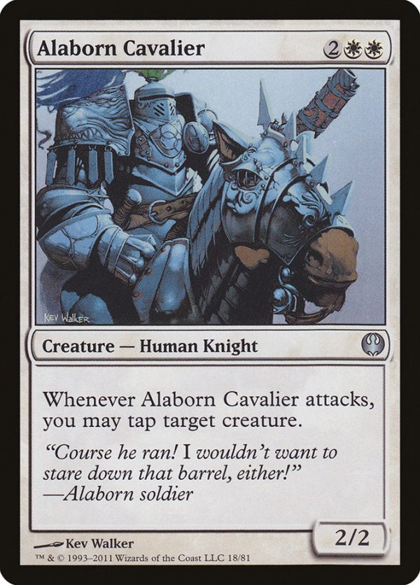 Alaborn Cavalier [Duel Decks: Knights vs. Dragons] Online now