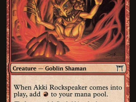 Akki Rockspeaker [Champions of Kamigawa] Cheap