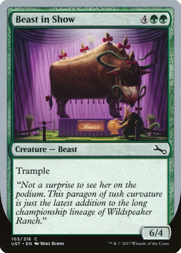 Beast in Show ( Not a surprise... ) [Unstable] Supply