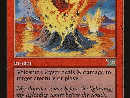 Volcanic Geyser [Friday Night Magic 2000] Supply