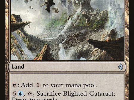 Blighted Cataract [Battle for Zendikar] on Sale