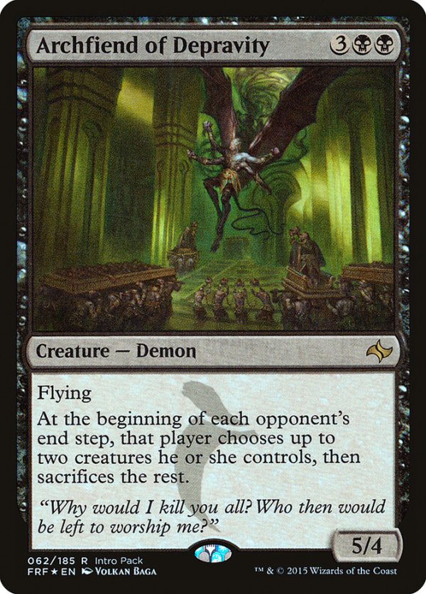 Archfiend of Depravity (Intro Pack) [Fate Reforged Promos] Discount