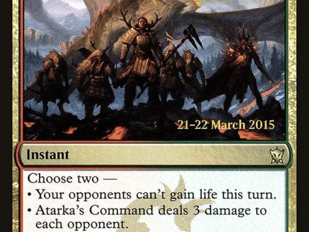 Atarka s Command [Dragons of Tarkir Prerelease Promos] For Sale