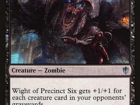 Wight of Precinct Six [Commander 2016] Cheap