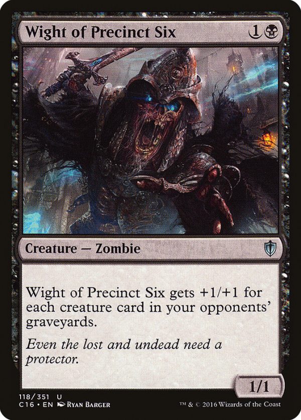 Wight of Precinct Six [Commander 2016] Cheap