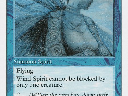 Wind Spirit [Fifth Edition] Online Sale