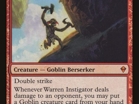 Warren Instigator [Zendikar] For Cheap