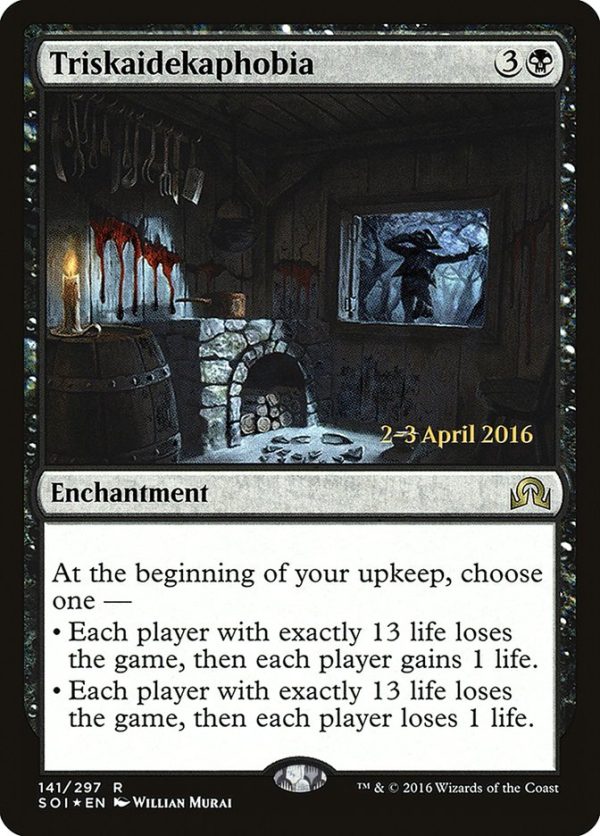 Triskaidekaphobia [Shadows over Innistrad Prerelease Promos] Online Hot Sale