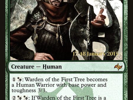 Warden of the First Tree [Fate Reforged Prerelease Promos] Hot on Sale