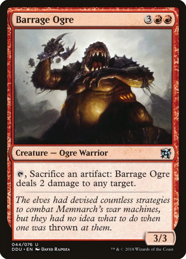 Barrage Ogre [Duel Decks: Elves vs. Inventors] Discount