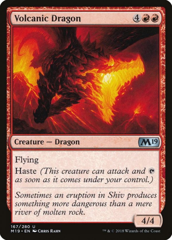 Volcanic Dragon [Core Set 2019] Hot on Sale