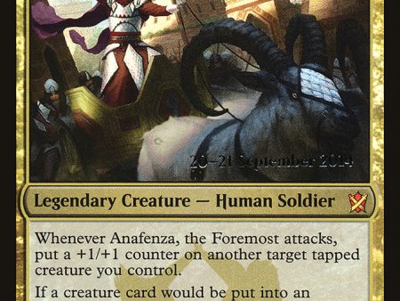 Anafenza, the Foremost [Khans of Tarkir Prerelease Promos] Sale