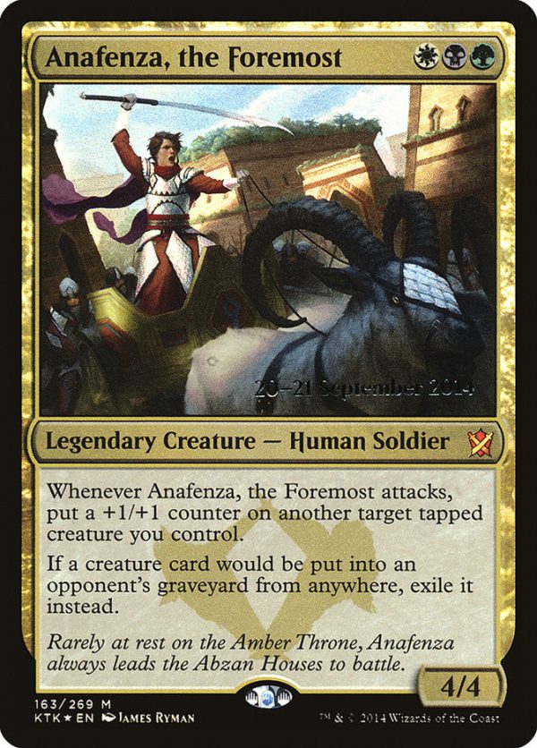 Anafenza, the Foremost [Khans of Tarkir Prerelease Promos] Sale