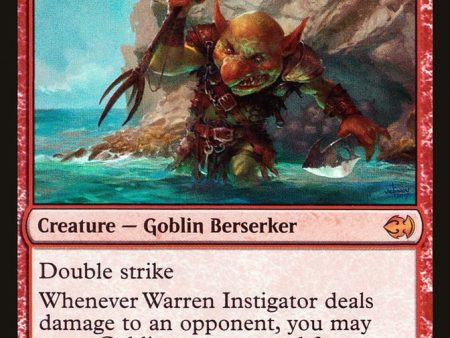 Warren Instigator [Duel Decks: Merfolk vs. Goblins] Online