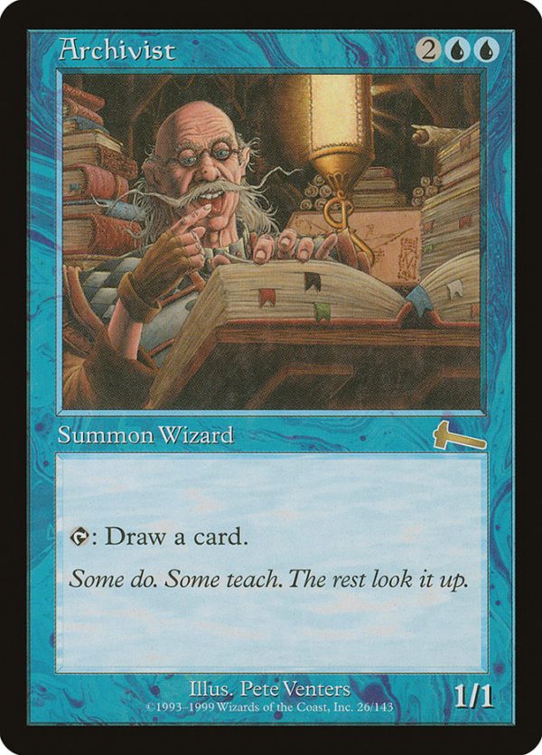 Archivist [Urza s Legacy] Sale