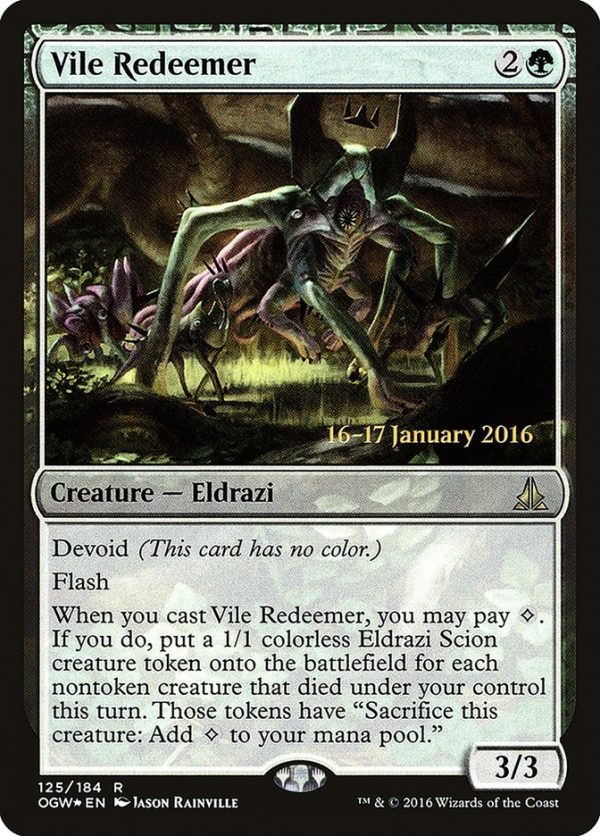 Vile Redeemer [Oath of the Gatewatch Prerelease Promos] Online Sale