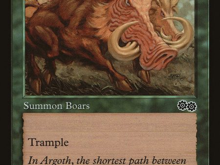 Argothian Swine [Urza s Saga] Discount