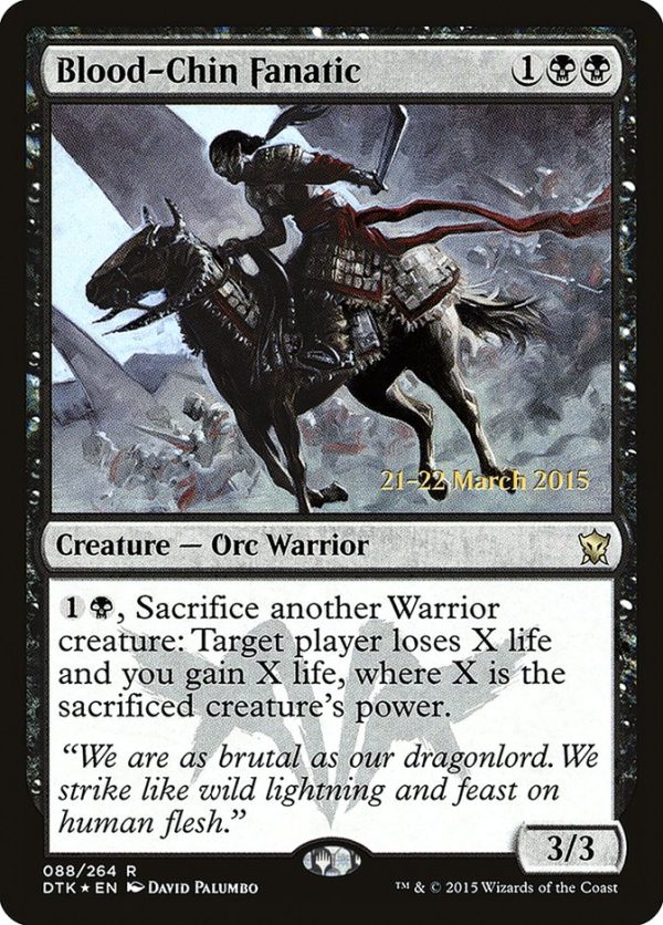 Blood-Chin Fanatic [Dragons of Tarkir Prerelease Promos] Online Hot Sale