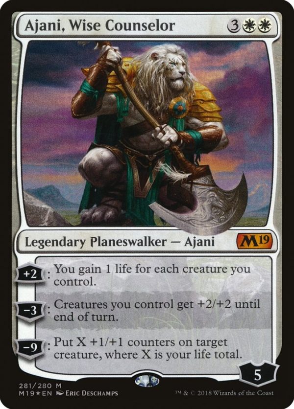 Ajani, Wise Counselor [Core Set 2019] Online