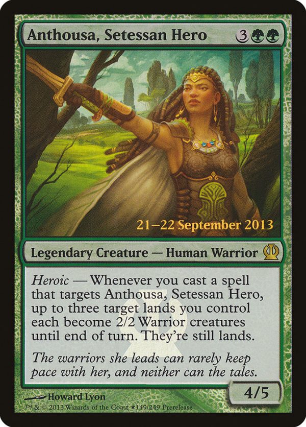 Anthousa, Setessan Hero [Theros Prerelease Promos] Sale